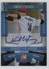 2010 Donruss Elite Extra Edition 567/799 Vince Velasquez Vincent #19 Auto 14lc