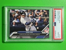 2024 Topps Now PSA 10 AARON JUDGE 702 Career High Single Season RBIs Yankees 073