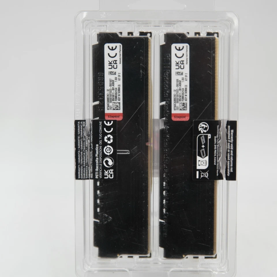 Kingston Technology FURY Beast 32GB 6000MT/s DDR5 CL36 DIMM (Kit of 2) Black. - Image 4 of 4