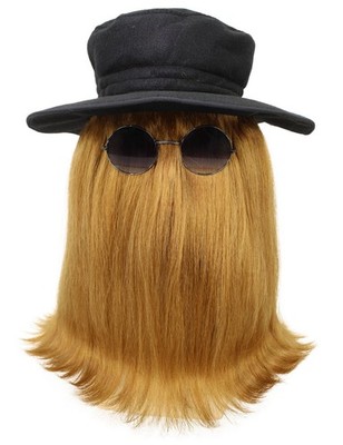 Addams Family Cousin Itt Kopfschmuck Perücke Halloween Kostüm Erwachsene Unisex