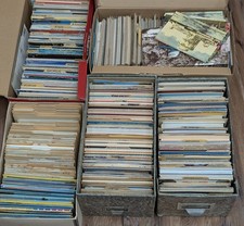 Huge Lot of Hundreds of Vintage Souvenir Postcards USA - 1960s-1990s