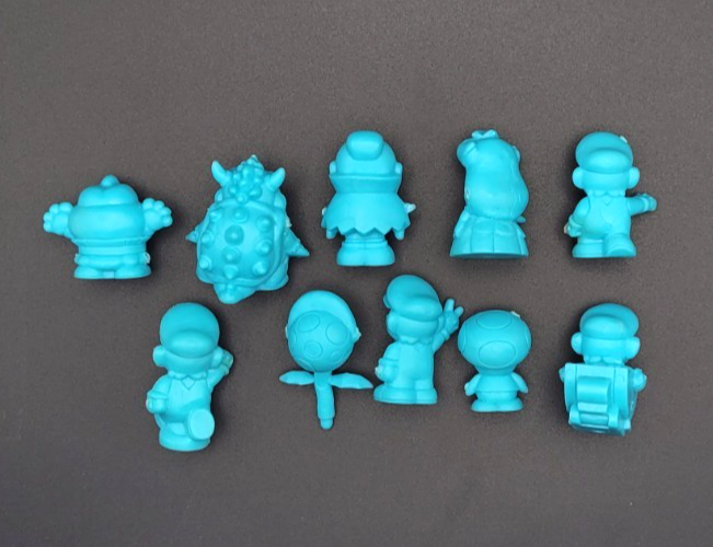 SUPER MARIO RPG KESHI FIGURES COMPLETE SET! Nintendo Japan Bandai