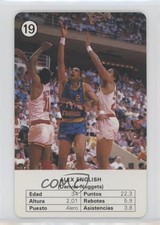1988 Fournier Estrellas Alex English #19 HOF 03rx