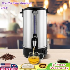 20L Commercial Eletric Hot Water Dispenser Countertop Water Boiler 110V