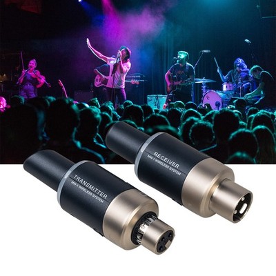 JOYO 5,8 Ghz Wireless Mikrofon System Dynamischer XLR Plug-on Sender Empfänger
