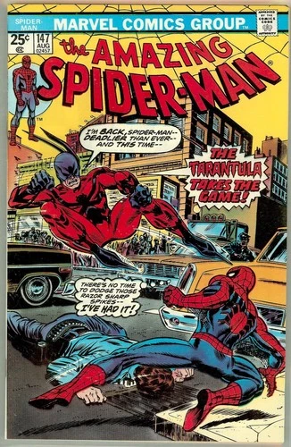 Amazing Spider-Man #147 VG/F, Marvel Comics 1975 Stock Image