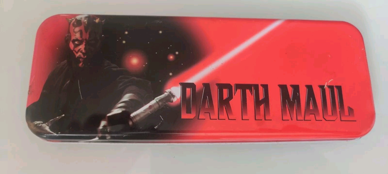Star Wars Tin Pencil Case School Stationery The Phantom Menace  Darth Maul