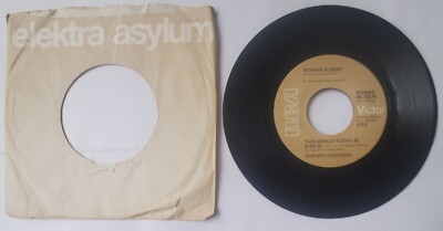 MORRIS ALBERT FEELINGS + THIS WORLD TODAY IS A MESS 1975 RCA VICTOR 7'' SP 45T