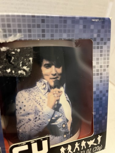 Elvis Presley Burning Love mugs Porcelain w/ hot cocoa gift set; - Picture 4 of 16