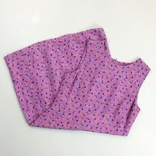 MO & SU Spring Floral Sheath Dress Medium VTG Y2K Sleeveless Purple