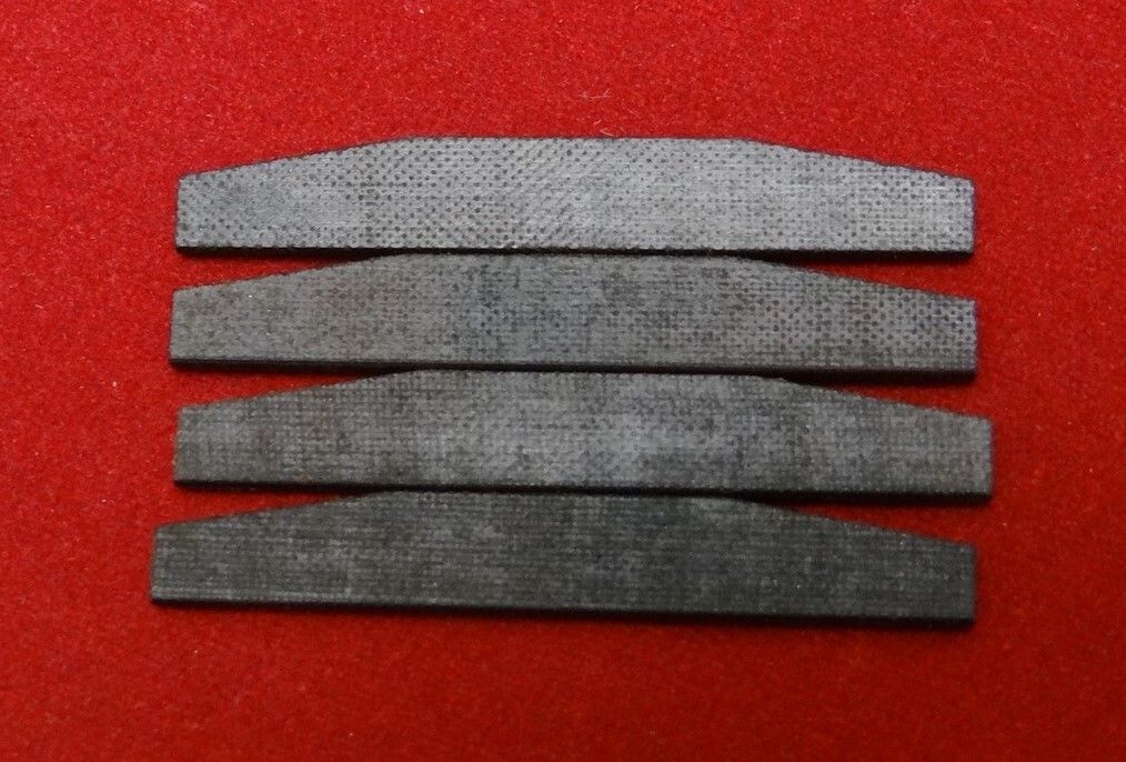 Blade Rotor Vanes, Lot of 4, For Air Tools 1.5" Long, 7/32" Tall, 1mm