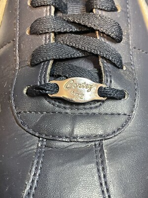 Nike Cortez 72 Leather Navy Blue White Size 7.5 LA Long Beach