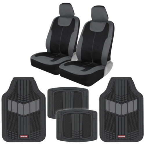 New 10PC Hello Kitty Core Auto Car Truck Seat Covers Floor Mats