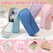 Student Stationery Bag Pen Bag Stand Up Mobile Phone Holder Large Capacity