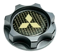 OIL FILLER CAP CARBON FIBER FOR MITSUBISHI ECLIPSE 4G63 TURBO MIRAGE LANCER EVO6
