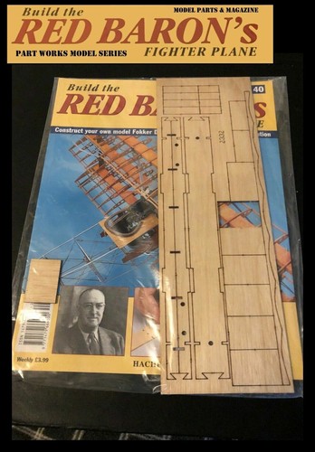 Revista y pieza modelo de avión de combate Hachette Build the Red Baron's (artículo seleccionado) - Imagen 19 de 44