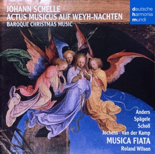 Signed by ANDREAS SCHOLL Schelle Actus Musicus auf Weyh-Nachten DHM CD podpisany - Zdjęcie 1 z 2