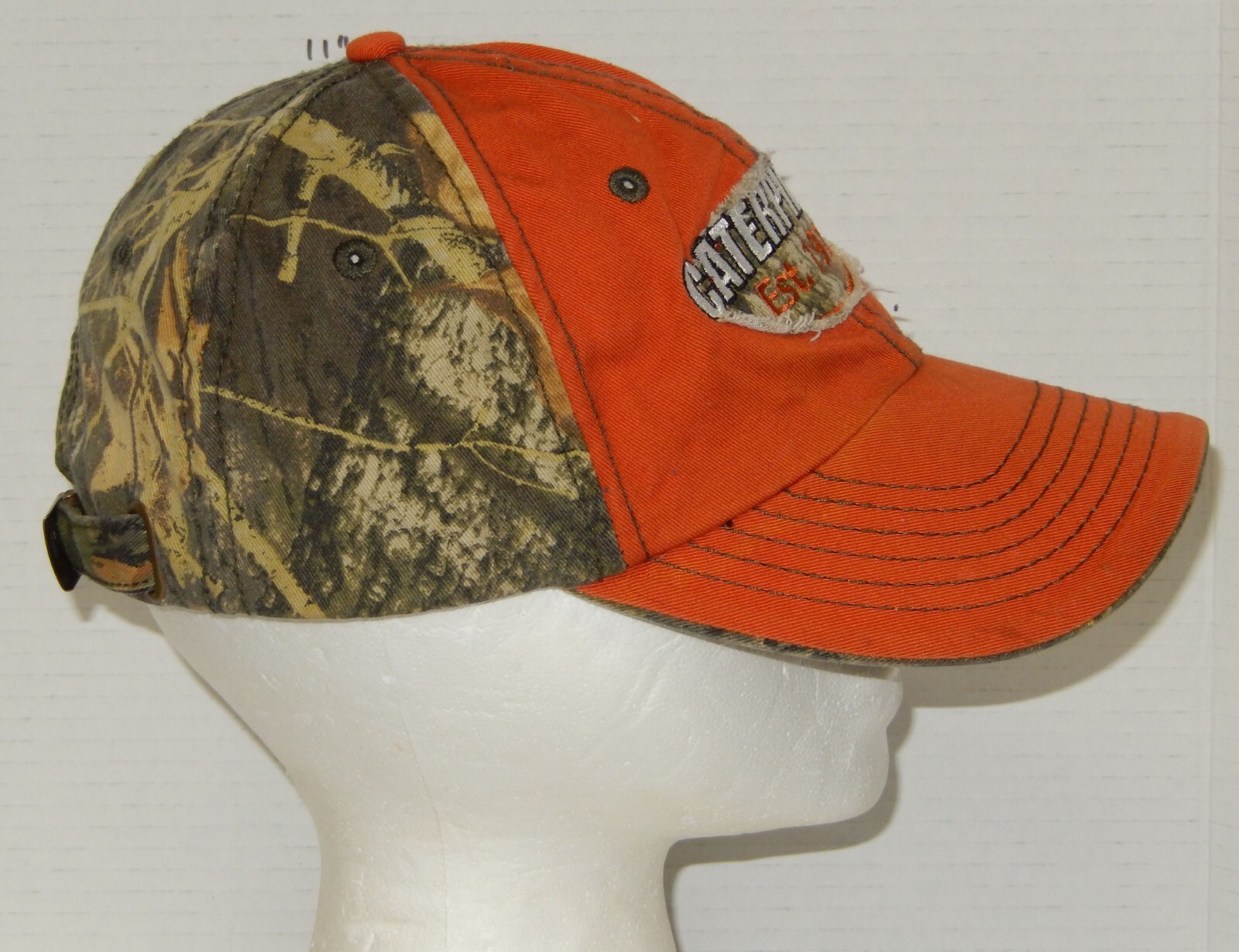 caterpillar Construction adjustable Hat Cap Orang… - image 4