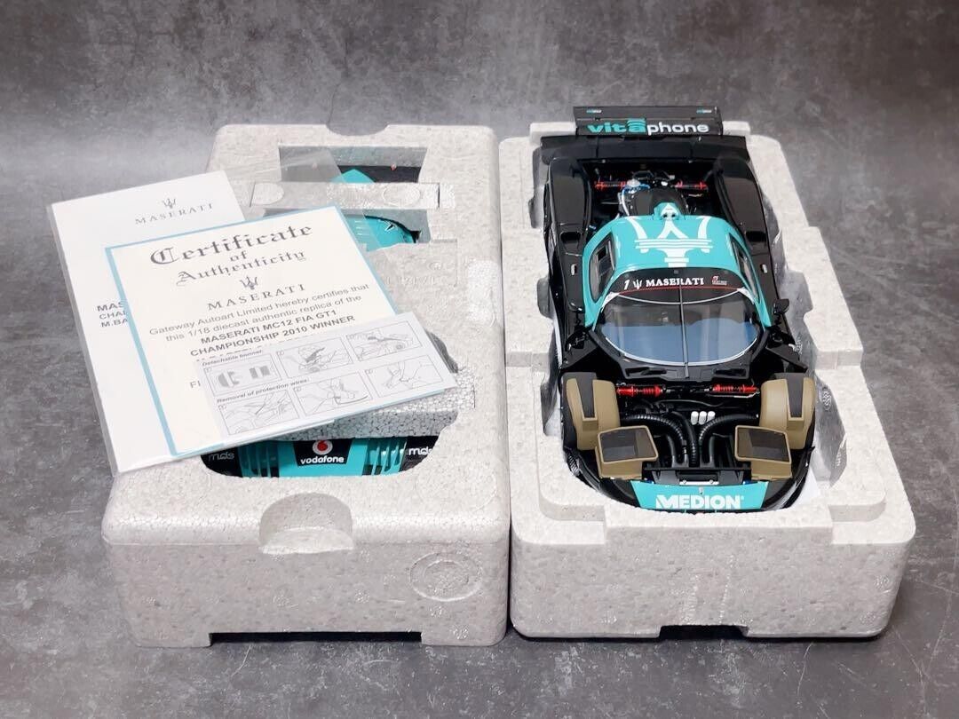 AUTOart 1/18 Maserati MC12 FIA GT1 Winner Minicar NEW | eBay AUTOart 1/18 Maserati MC12 FIA GT1 Winner Minicar NEW | eBay