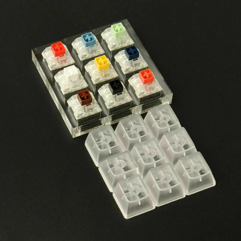 Mechanical Keyboard 9x Sampler Tester for Cherry MX Gateron Kailh Box Switches Upgrade