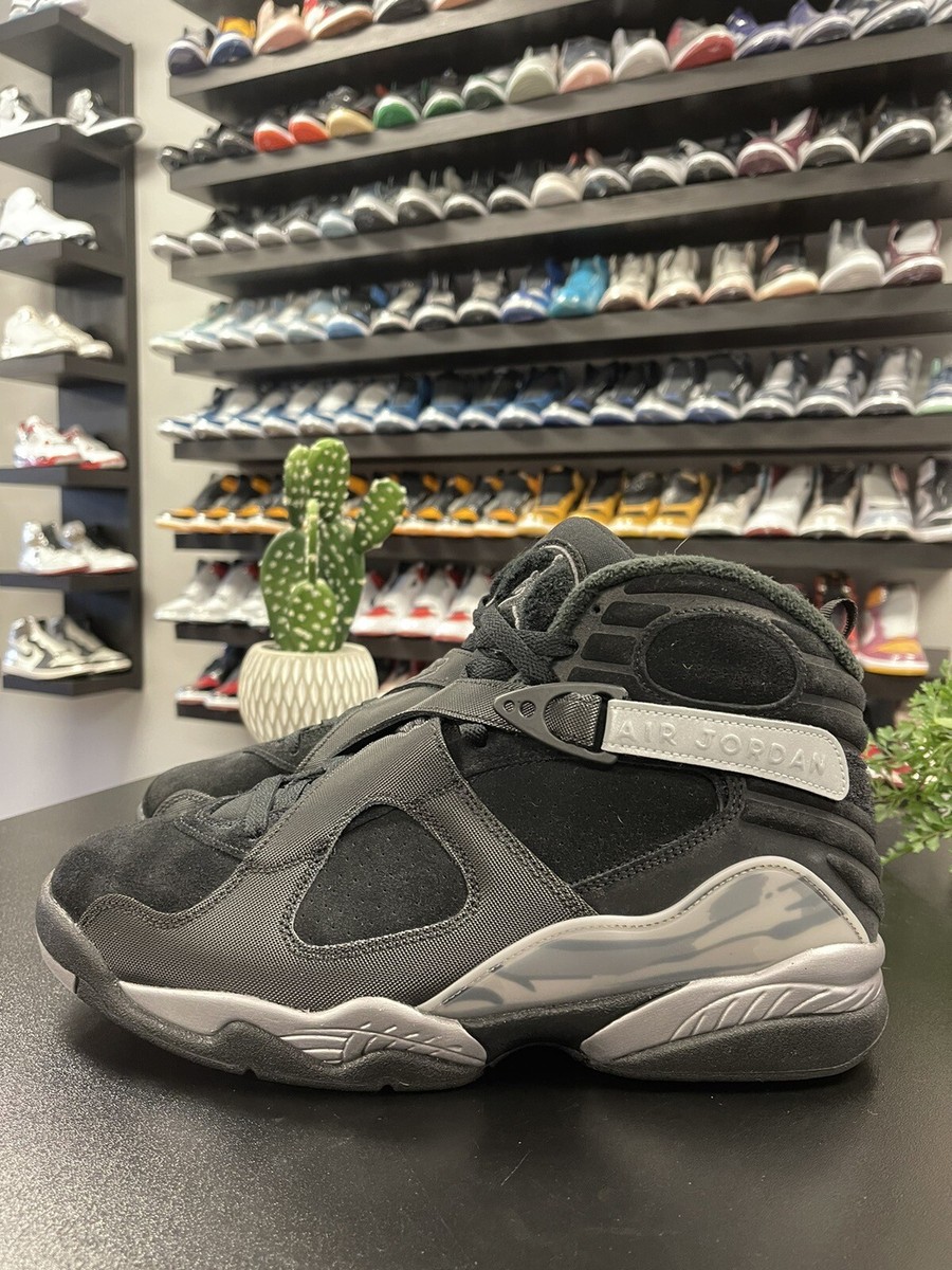 Size 12 - Nike Air Jordan 8 Retro Winterized Black Metallic Silver