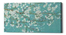 Epic Graffiti "April Breeze I TEAL" by James Wiens, Giclee Canvas Wall Art