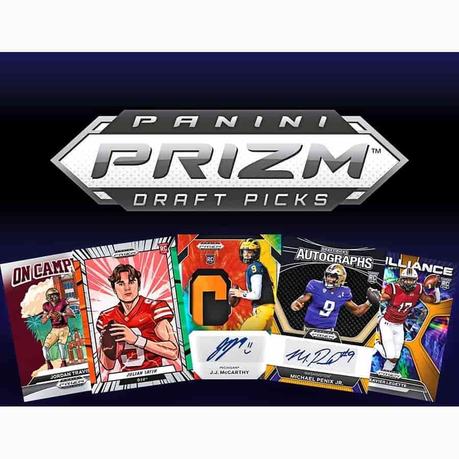 2024 Panini Prizm Draft Collegiate Football Hobby Box Factory