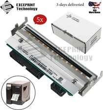 5x Printhead for Zebra ZM400 Printers - 79800M 203DPI Thermal Label Printer