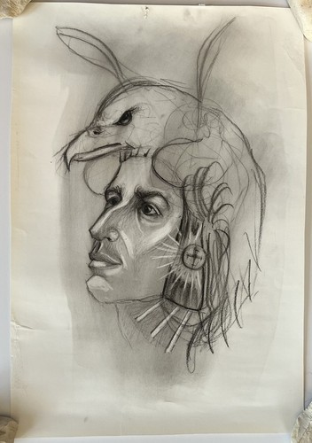 Decor pencil drawing art Warriors Set - Picture 5 of 5