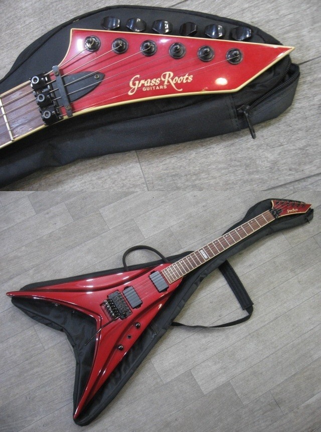 フライングVとギターアンプのセット。原付との交換も。