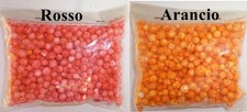 pallini polistirolo arancio rosso pesca trota lago trote laghetto palline TPS