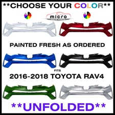 NEW FRONT BUMPER FOR 2016-2018 TOYOTA RAV4 PAINTED *CHOOSE YOUR COLOR* TO1014105