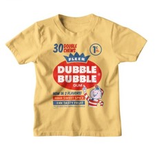 Dubble Bubble KIDS T-Shirt BUBBLE GUM Toddler Youth New Banana Cotton Merch