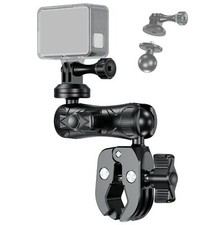Camera Clamp Mount With 3.54'' Double Socket Arm  1/4"20 Thread Come With Tripo