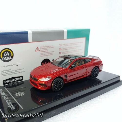BMW M8 Coupe Motegi Red Metallic LHD PARA64 1/64 #PA-55211-LHD - Picture 1 of 2