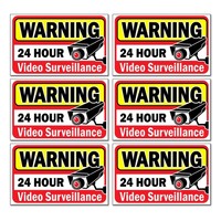 Signs Authority Video Security Decals Sign For Home/business 6 Piece Set Self... on sale Signs Authority Video Security Decals Sign For Home/business 6 Piece Set Self... on sale