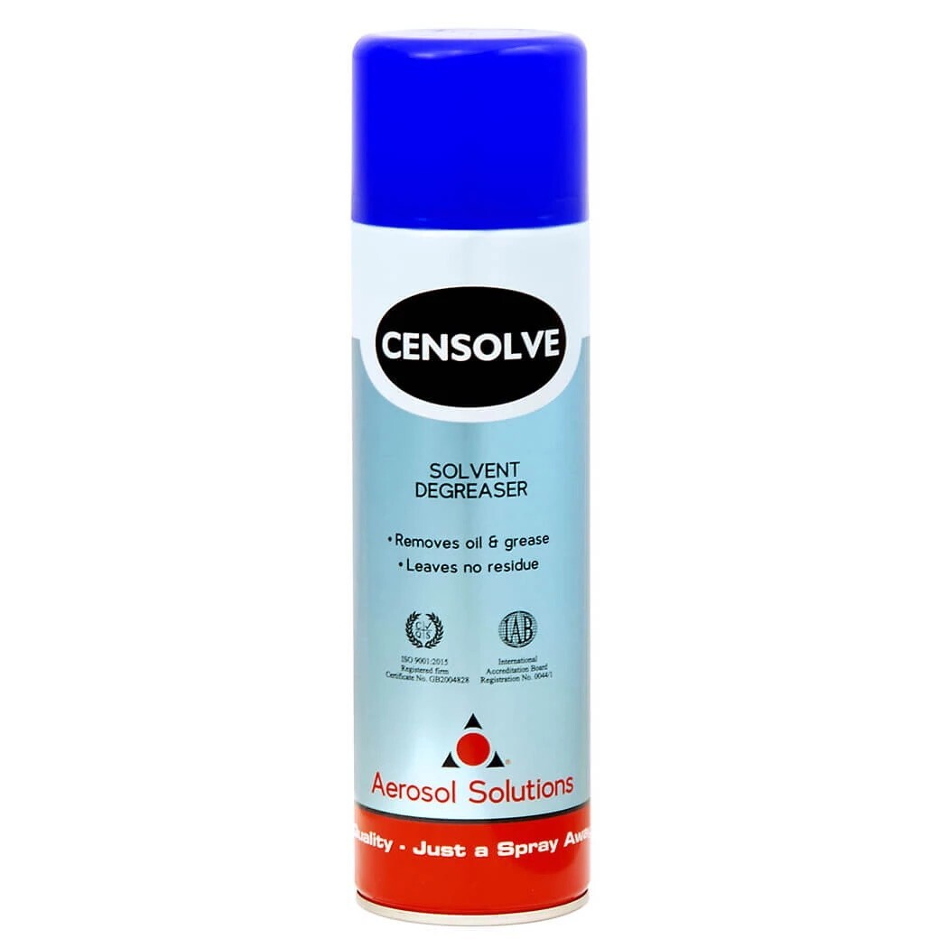 Censolve Solvent Degreaser Removes Oil Grease No Residue Cleaning Aerosol Spray