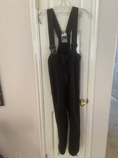 U.S. MILITARY POLARTEC BLACK FLEECE COLD WEATHER OVERALLS Small-Long