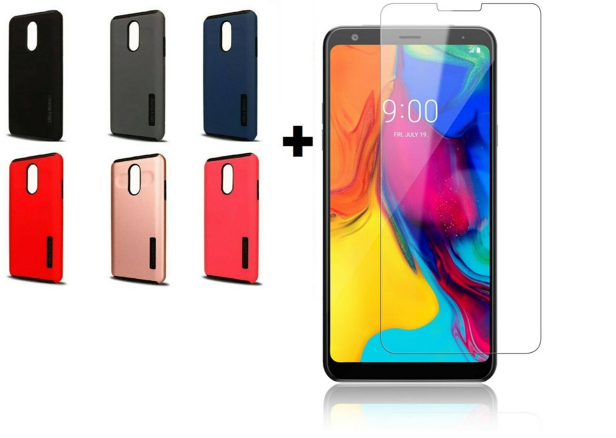 ULTRA MATTE HYBRID PROTECTIVE CASE+ TEMPERED GLASS FOR LG STYLO