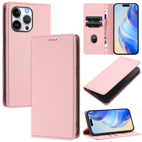 Magnetic Leather Case Wallet Flip Cover For iPhone 16e 16 15 14 13 12 11 Pro MAX - Picture 9 of 121