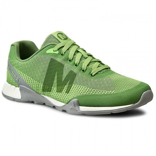 MERRELL MENS VERSENT GREEN RUNNING ATHLETIC SHOES SIZE 7 J71311