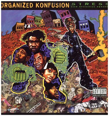 洋楽 ORGANIZED KONFUSION / STRESS US Orig. Organized Konfusion - Stress: The Extinction Agenda '94 LP US ORG