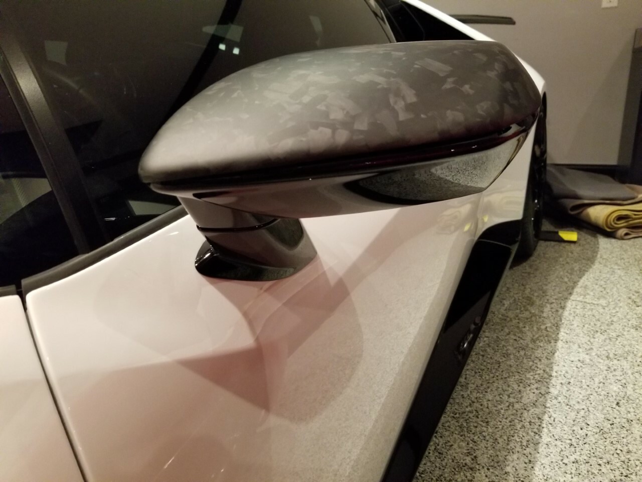 Lamborghini Huracan Forged Carbon Mirror Covers Matte Finish