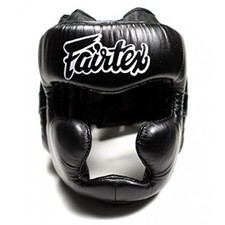 New Fairtex hg 13 Head Guard - Lace Up Head Boxing, Muay Thai Black Japan