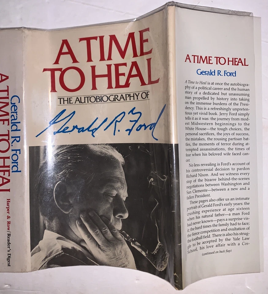 SIGNED, PRESIDENT GERALD R. FORD, A TIME TO HEAL, AUTOBIOGRAPHY, POTUS - Image 4 of 4