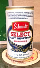 BOTTOM OPEN 1990S SCHMIDT SELECT MALT BEVERAGE HEILEMAN 5 CITY LACROSSE WIS
