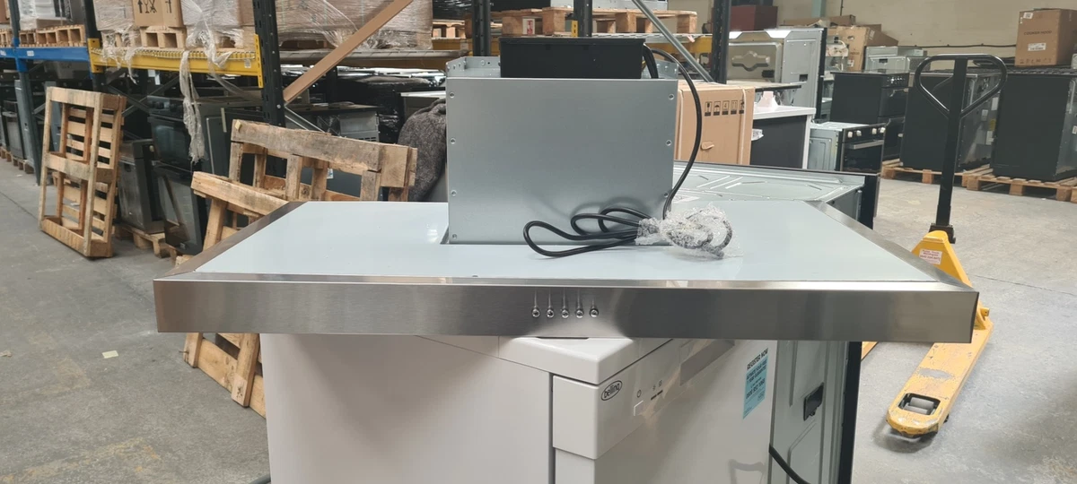 Graded Belling Cookcentre Flat Stainless Steel 90cm Chimney Hood