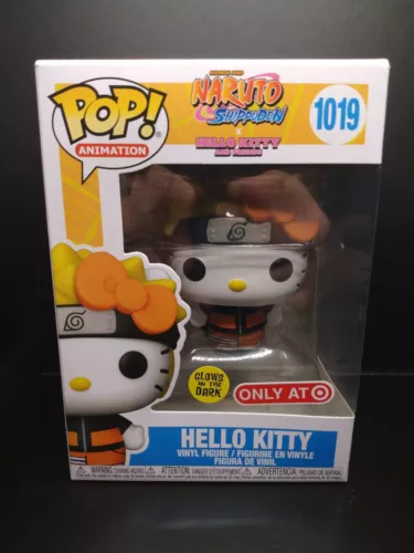 PoP! Exclusive Glow In The Dark NARUTO-HELLO KITTY #1019