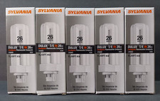 5 Pack Sylvania DULUX 26W CF26DT/E/IN/830 20880 Compact Fluorescent NEW in Box