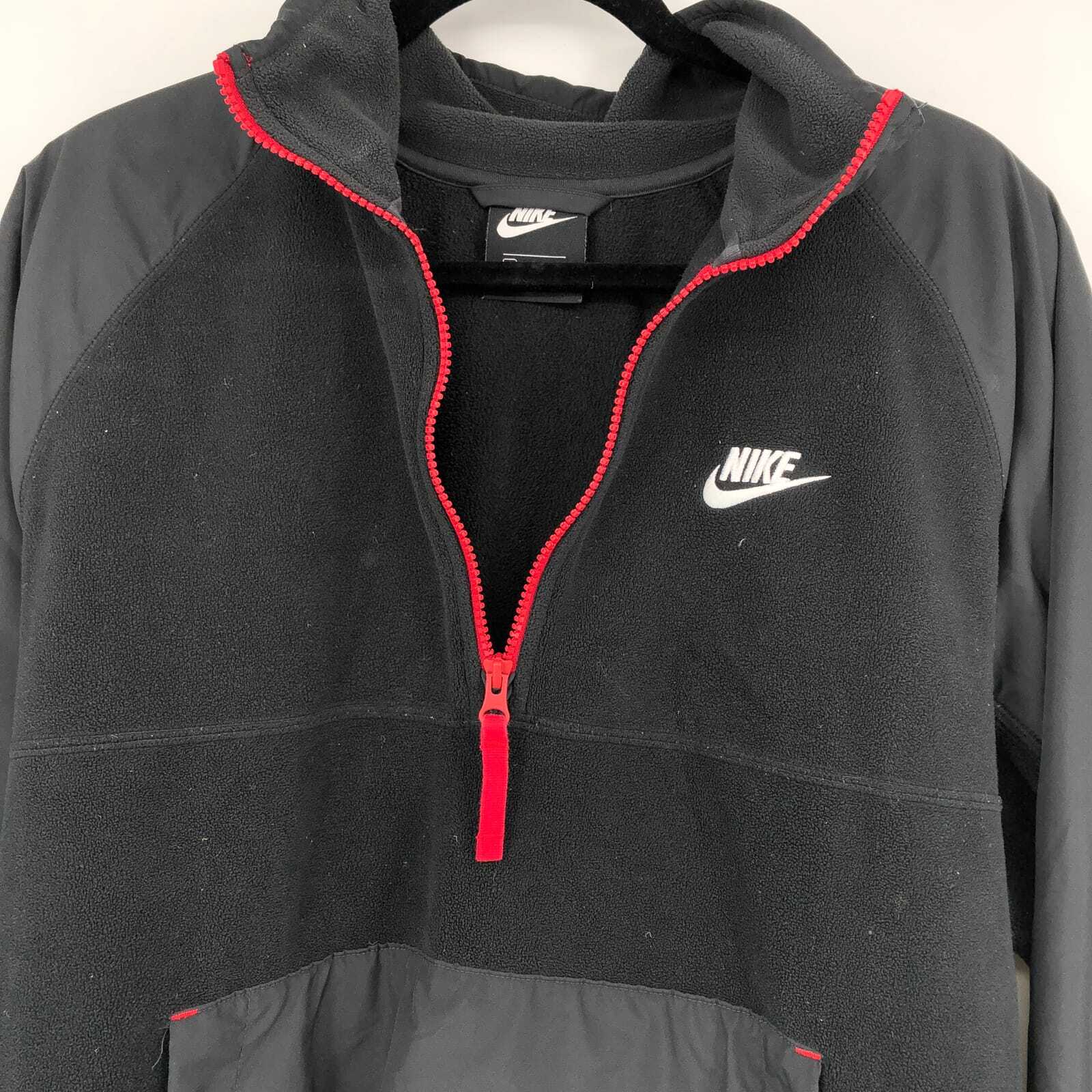 Nike Black Basic Jacket | Pullover 1/2 Zip - image 6